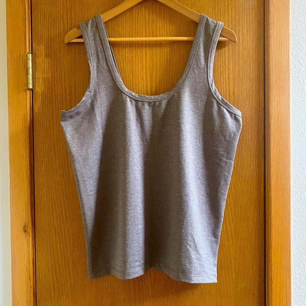 PRANA • Heathered Beige Tank Top - XL